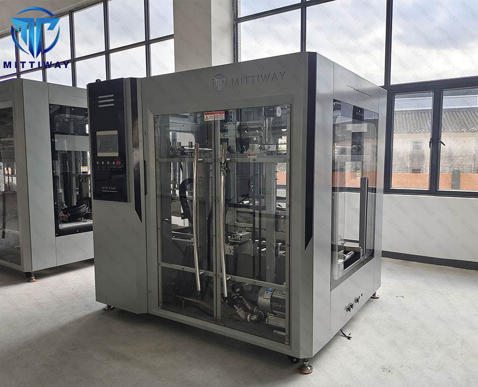 Bag decuffer sealing machine
